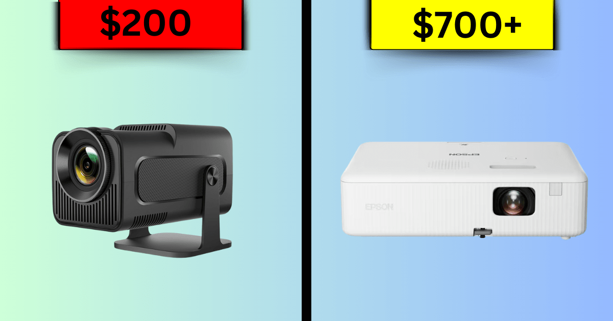 Budget vs Premium Projectors: Is a $700 Projector Worth It Over a $200 One? - The Projection Room