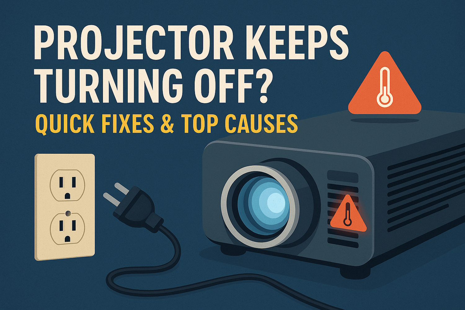 Why Does My Projector Keep Turning Off? Top Causes & Fixes - The Projection Room