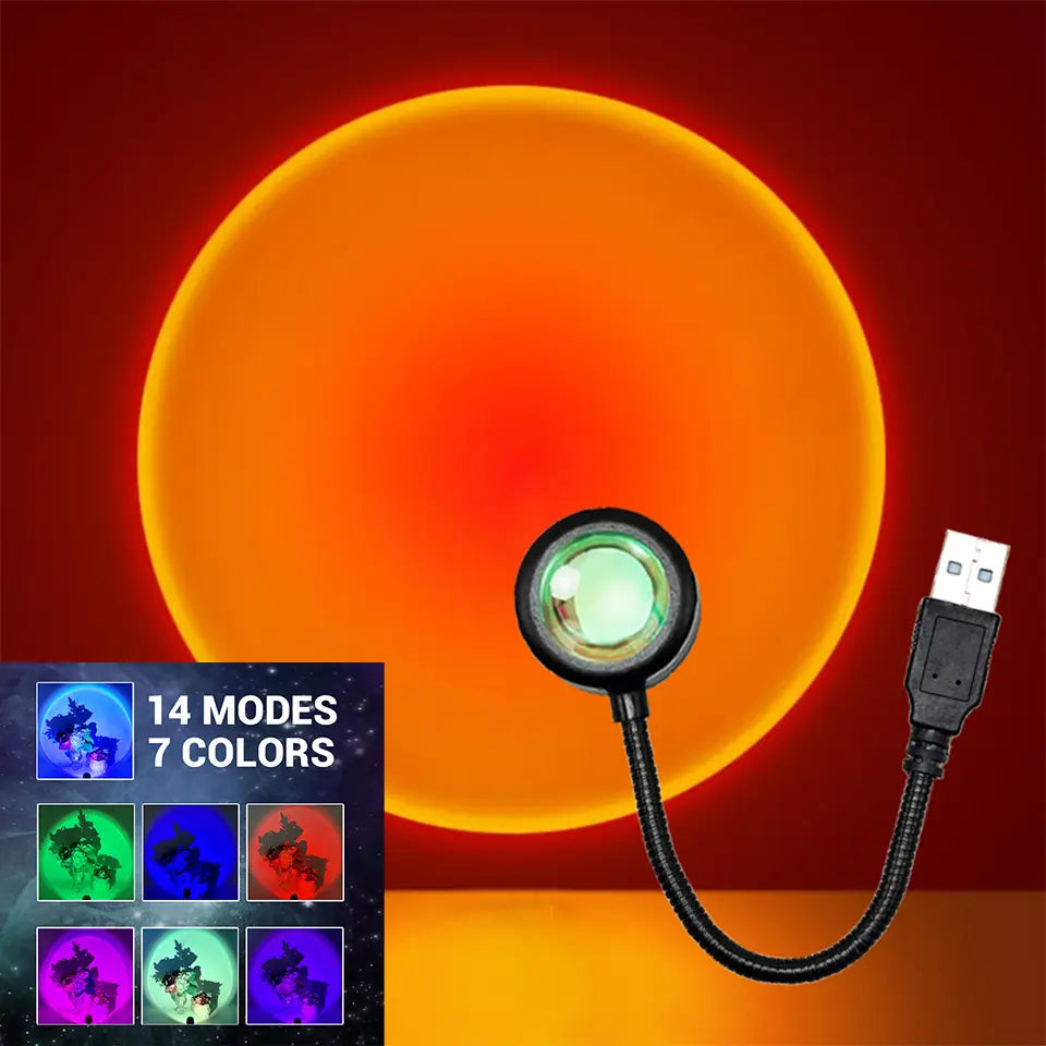 1.	Sunset Glow LED Lamp