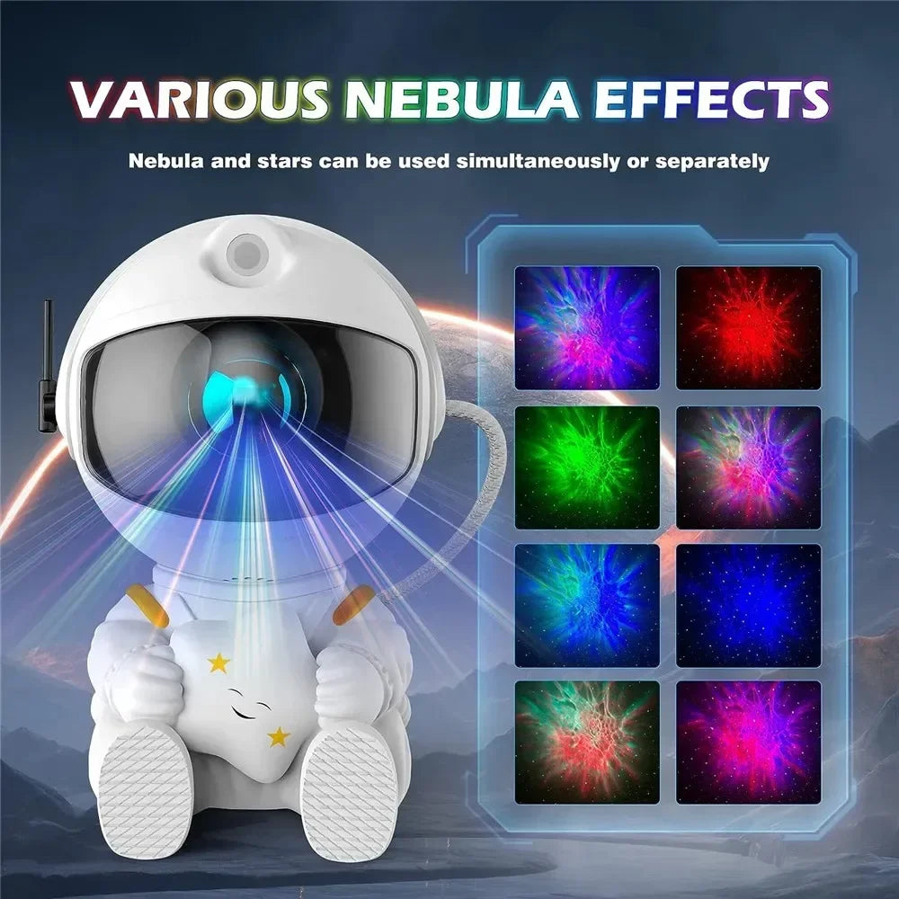 Astronaut Nebula Star Projector Lamp