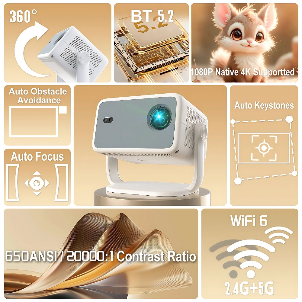 The Cloud Projector Full HD - ChatGPT & Official Netflix listing image 1