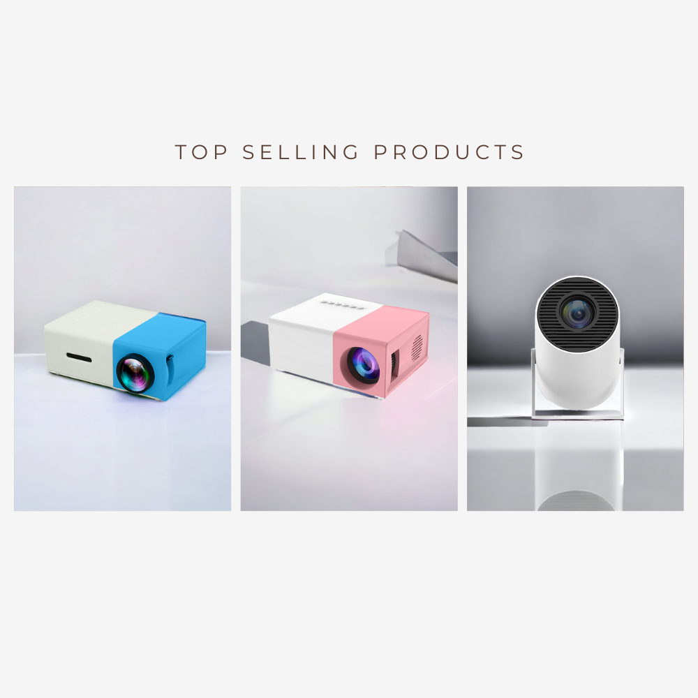 The Projection Room Store best sellers of portable, SMART HD Projector