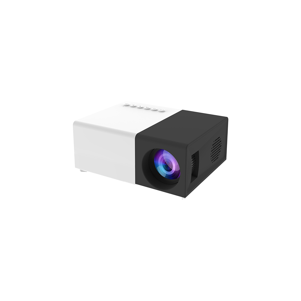 Black mini projector, portable projector