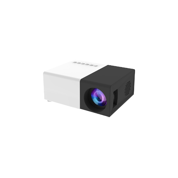 Black mini projector, portable projector